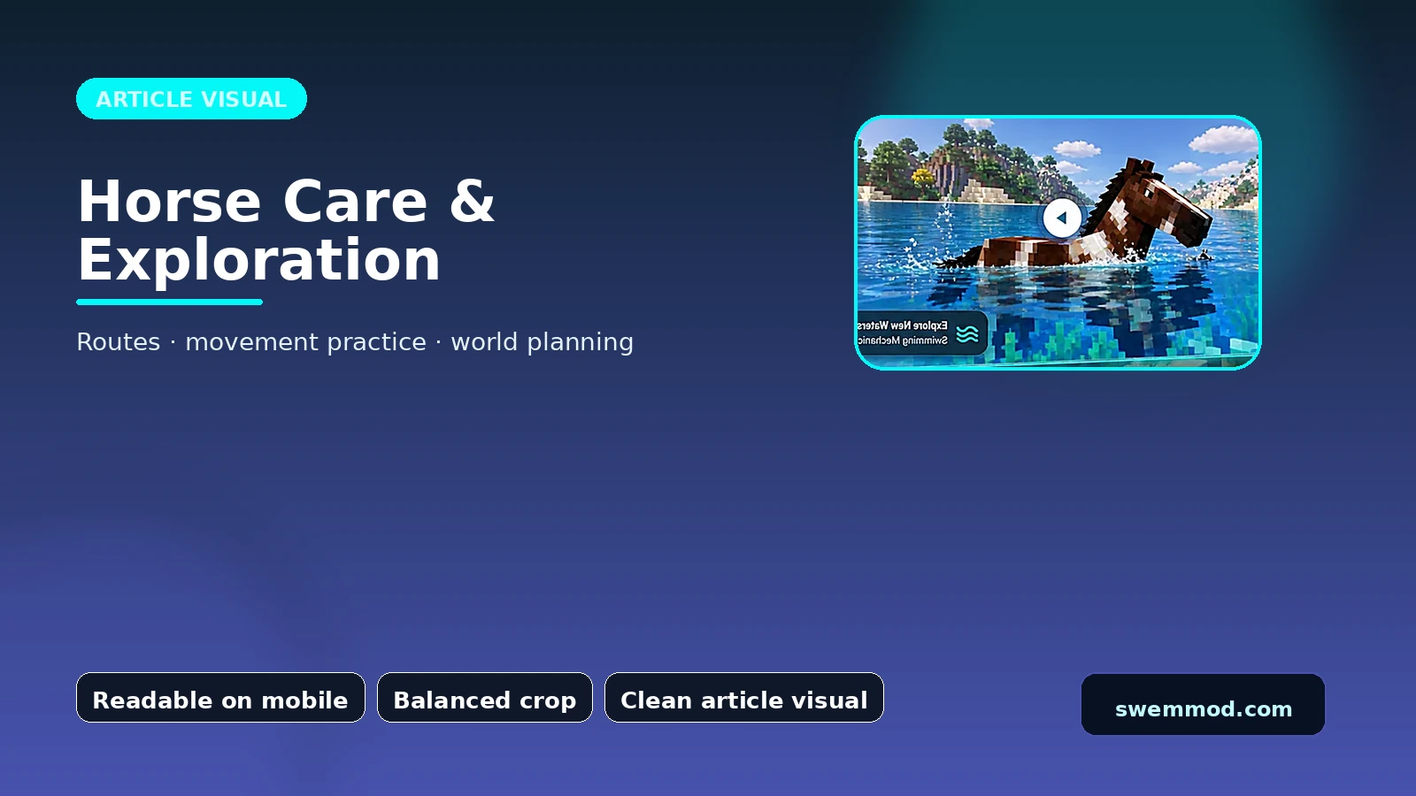 Horse Care & Exploration in-game related visual