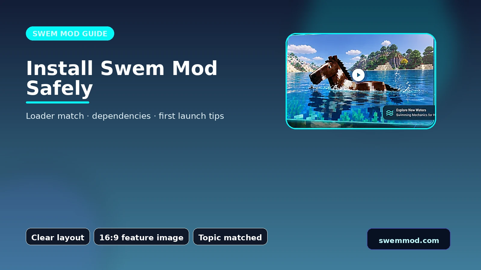 Install Swem Mod Safely