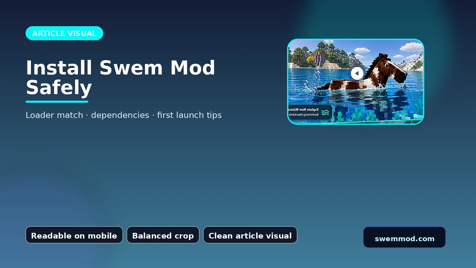 Install Swem Mod Safely in-game related visual