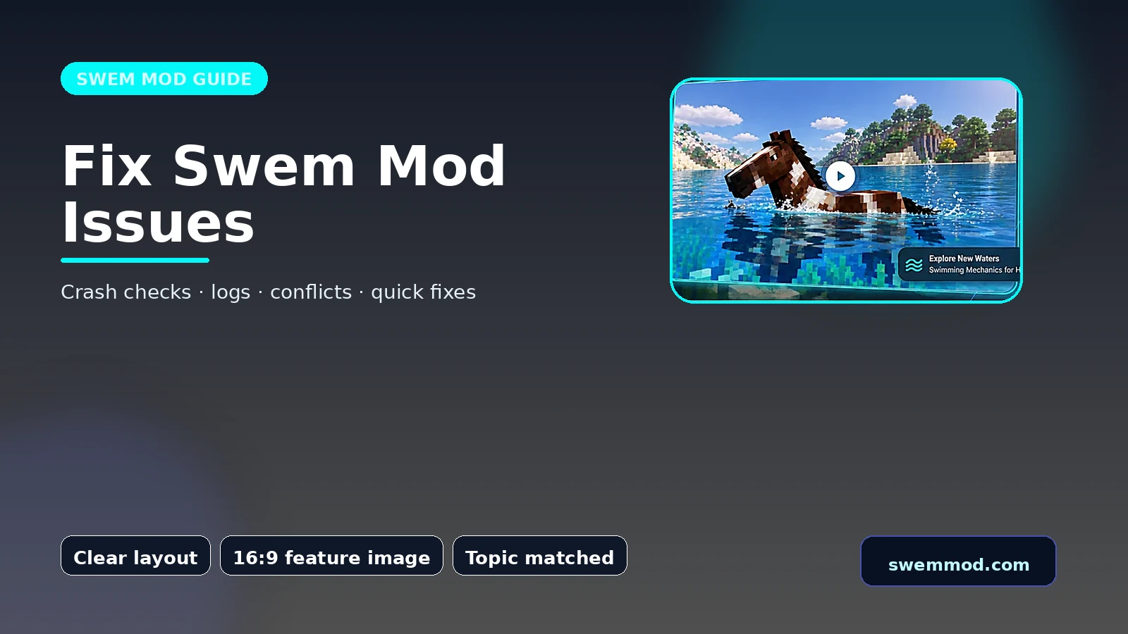 Fix Swem Mod Issues